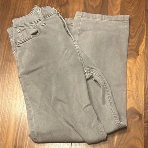 Hollister Light Gray Baggy Jeans